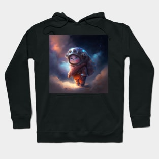 Exploring the Stars: A Boy's Dream Come True - Cosmic Cuties #4 Hoodie